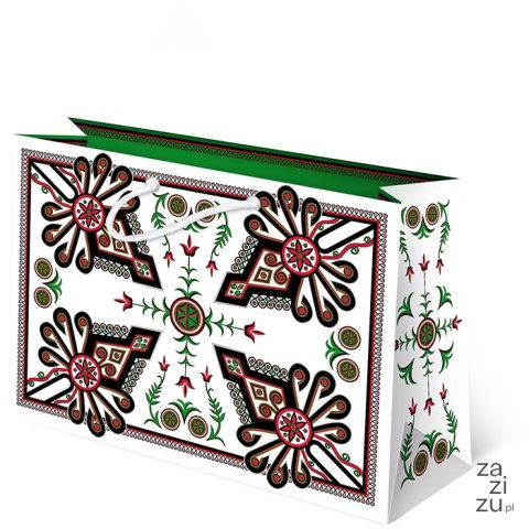 Torebki ozdobne 10szt. TH set 65 Folklor Parzenica 33 x 25,5 x 10 cm