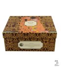 2 filiżanki luxury ze spodkami THE KISS BROWN G Klimt