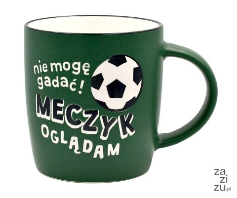 Kubek ceramiczny MECZYK OGLĄDAM UP-025