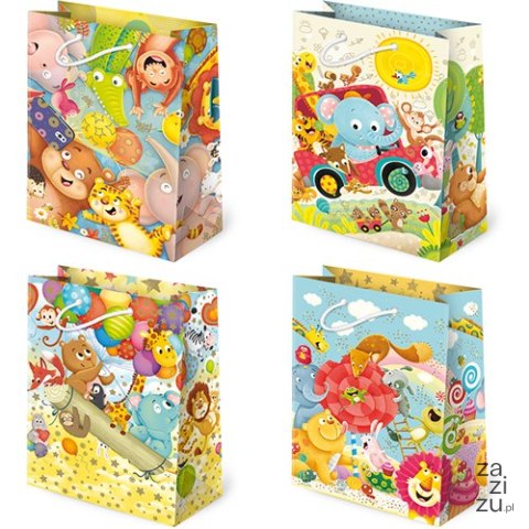 Torebki ozdobne 10szt. T-4L set 122 Dzieci 16 x 24 x 7,5 cm Torebki ozdobne 10szt. T-4L set 122 Dzieci 16 x 24 x 7,5 cm