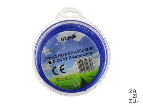 Żyłka do podkaszarki sześciokąt 2,4mm x 30m G73962