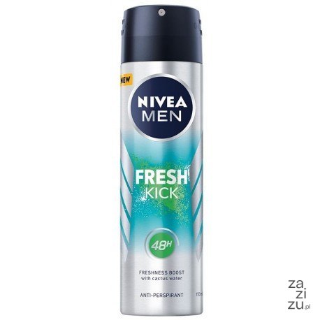 Dezodorant 150ml Nivea Men Fresh Kick antyperspirant spray