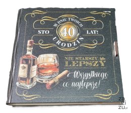 Pudełko na pieniądze 16 x 16cm kwadratowa 40-stka kolor WHISKY 3308-WY40