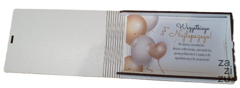 Pudełko na pieniądze 9,5 x 16cm banknotówka kolor 100 lat ELEGANT PANI 3302-EPI100 Pudełko na pieniądze 9,5 x 16cm banknotówka kolor 100 lat ELEGANT PANI 3302-EPI100