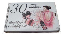 Pudełko na pieniądze 9,5 x 16cm banknotówka kolor 30-STKA ELEGANT PANI 3302-EPI30