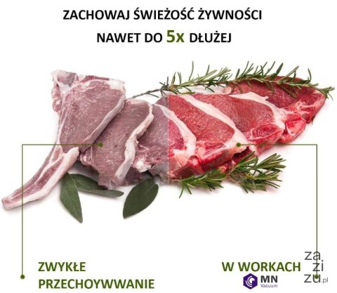 Rękaw moletowany do pakowania próżniowego 15 cm x 6 m Rękaw moletowany do pakowania próżniowego 15 cm x 6 m